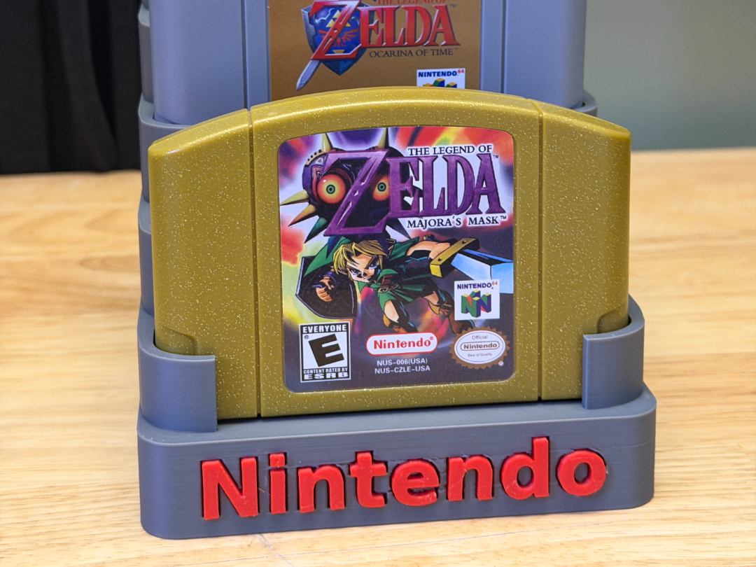 Nintendo 64 Cartridge Display Stands 3D model