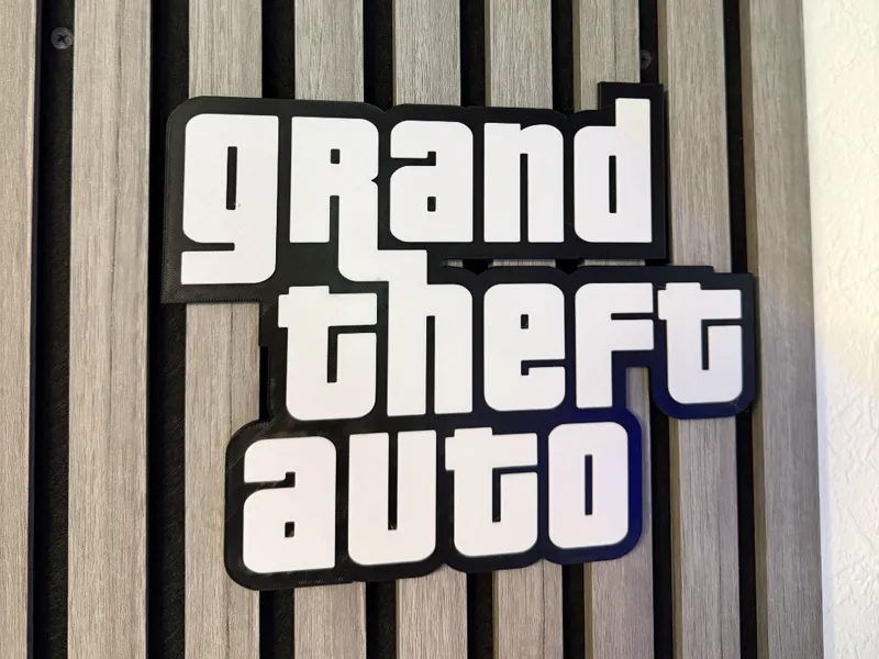 Grand Theft Auto - Wall Sign
