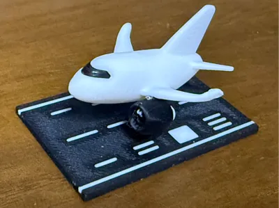 A350 Chibi Model Airplane