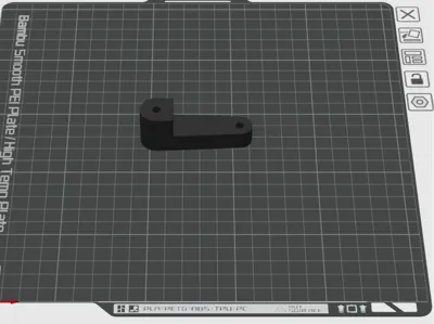 Servo horn for Ecoflow Wave 2 hose connection 