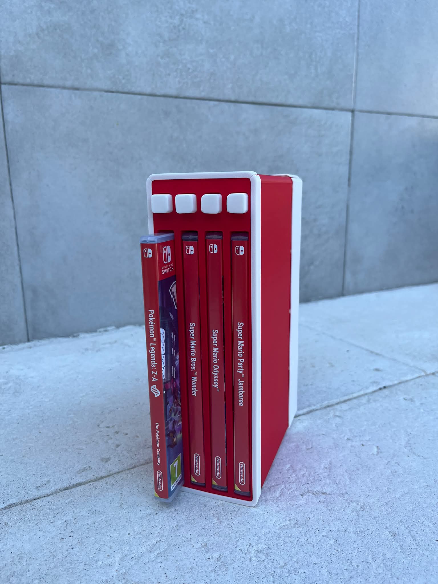 Miniatura 1 do modelo 3D Games Holder Parametric Modular (Nintendo Switch)
