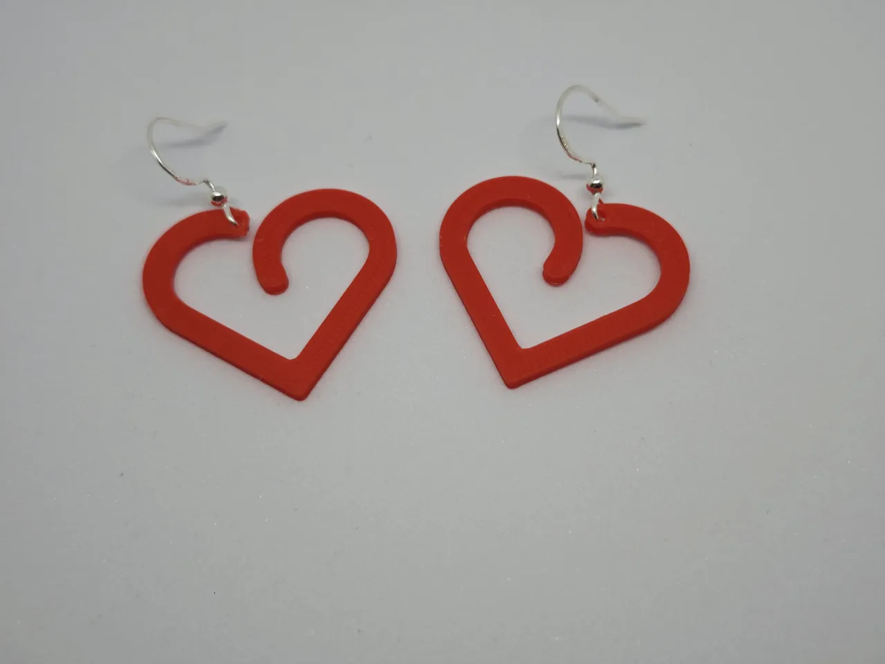 Valentine’s Heart Earrings view 2