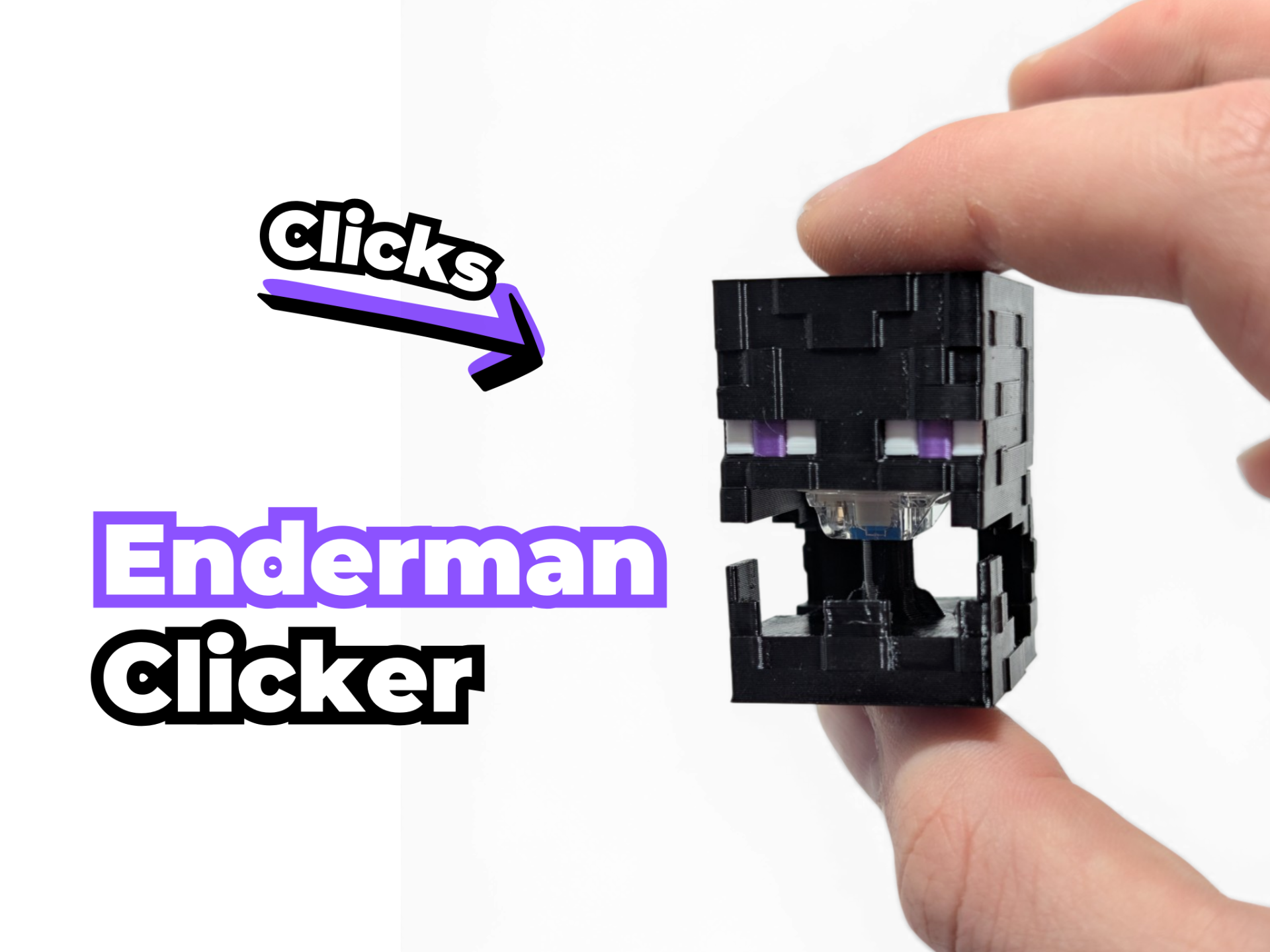 Enderman Clicker – Minecraft Fidget | MX Switch