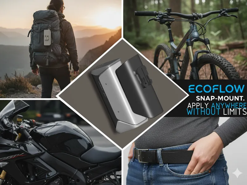 Ecoflow universal snap mount 