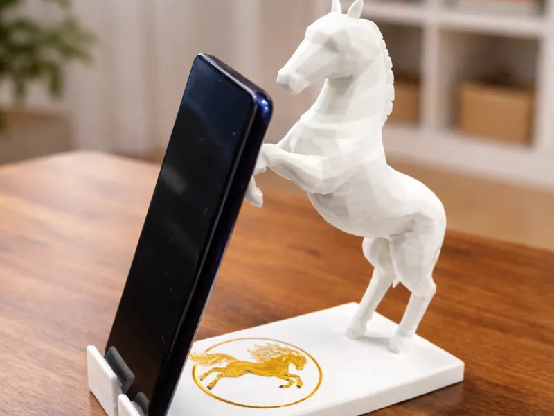 Horse-shaped phone stand Chinese Year of the Horse