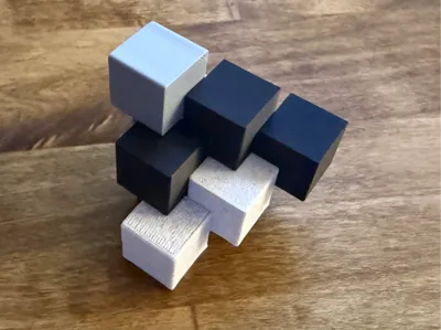 3-Piece Pyramid Puzzle