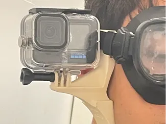 Stabilized Diving Mask Mount for GoPro