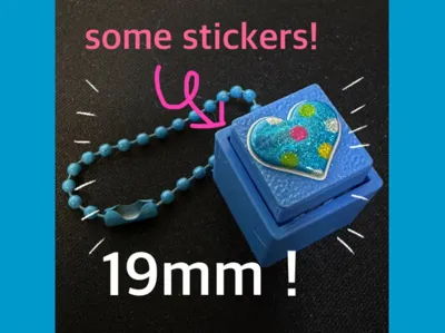 Smallest key clicker for keychains! A fidget toy.