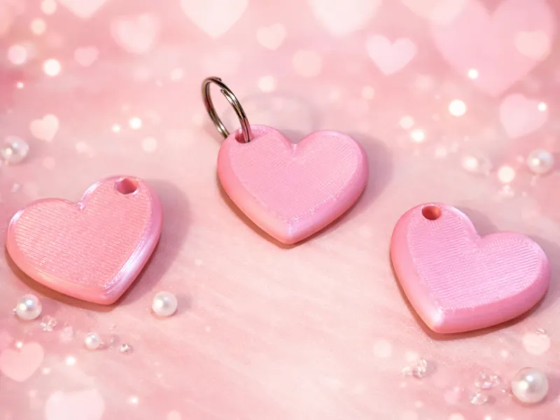 Heart keychain