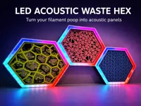LED Acoustic Waste Hex