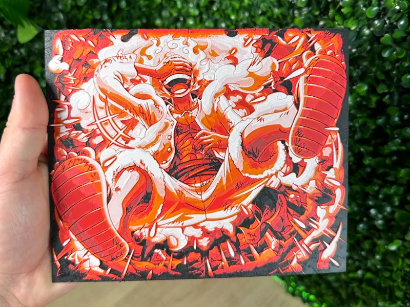 Luffy Gear 5 Hueforge