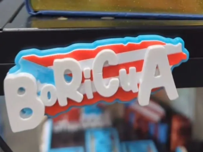 Boricua PR - Keychain