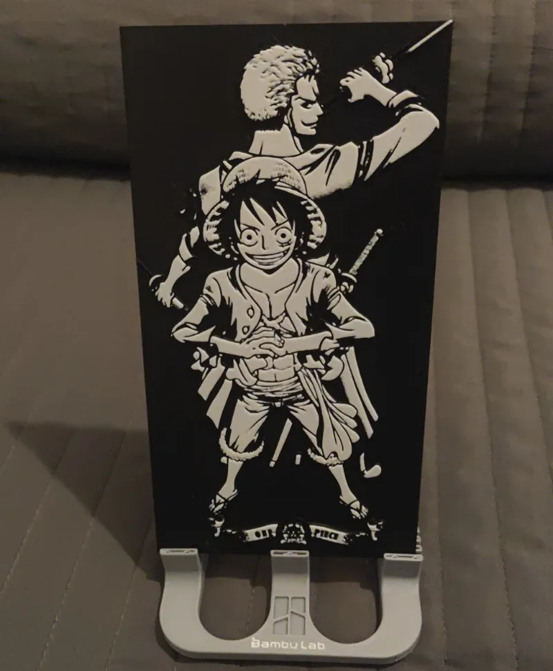 Luffy & Zoro (one piece) - Hueforge
