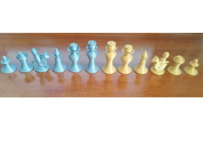 Elegant Chess Pieces