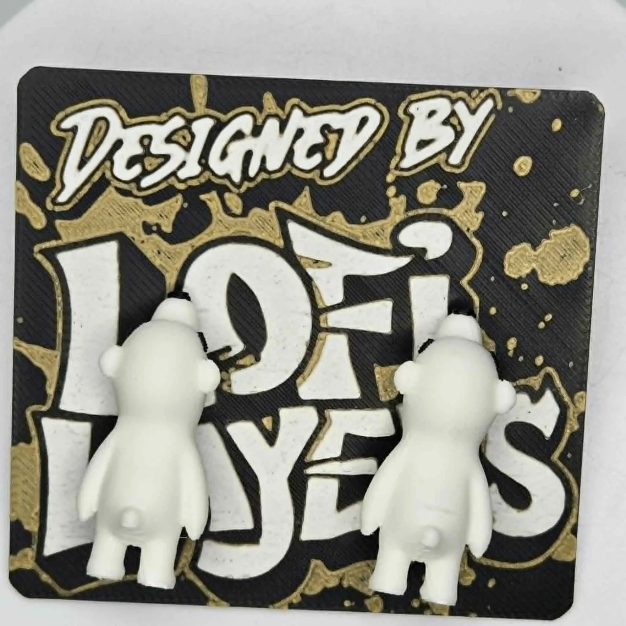 Polar Bear Chompers Earrings view 3