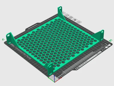 10 Inch Rack Shelf - Flat Honeycomb