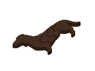 Dachsund flexi toy