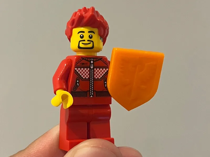 Medieval Shield - Brick Minifigure Accessory