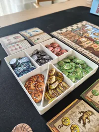 Plateau de rangement 6 compartiments pour jeux — photo 3