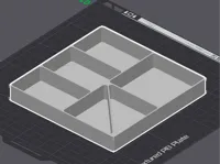 Plateau de rangement 6 compartiments pour jeux — photo 2
