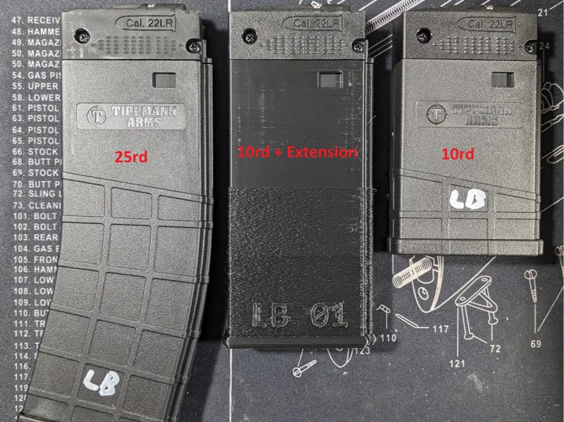 Tippmann M4-22 10rd Magazine Grip Extension