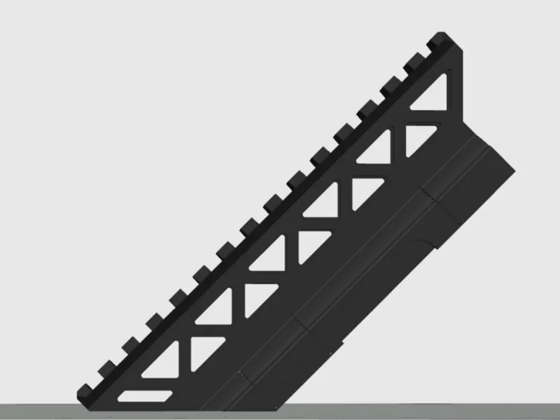 MP5 / MOD5 extra long Picatinny Riser 20mm