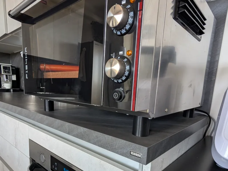piede rialzo forno pizza effeuno p134h