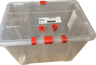 Mini Clips for Ikea Samla 22l filament Dry Box 