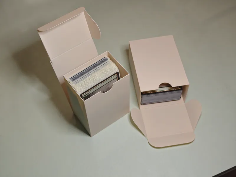 Vertical Foldable Card Deck Boxes (~95/165 Cards)