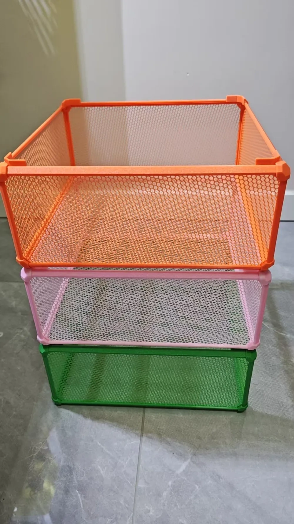 Miniatura 10 do modelo 3D 大号网面收纳盒