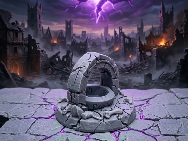 Arcane Realmgate – TTRPG Scatter Terrain