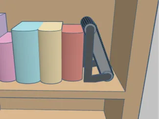 Book stopper conveyor belt