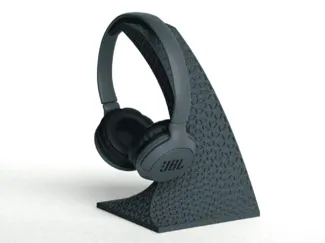 Textured headphone stand