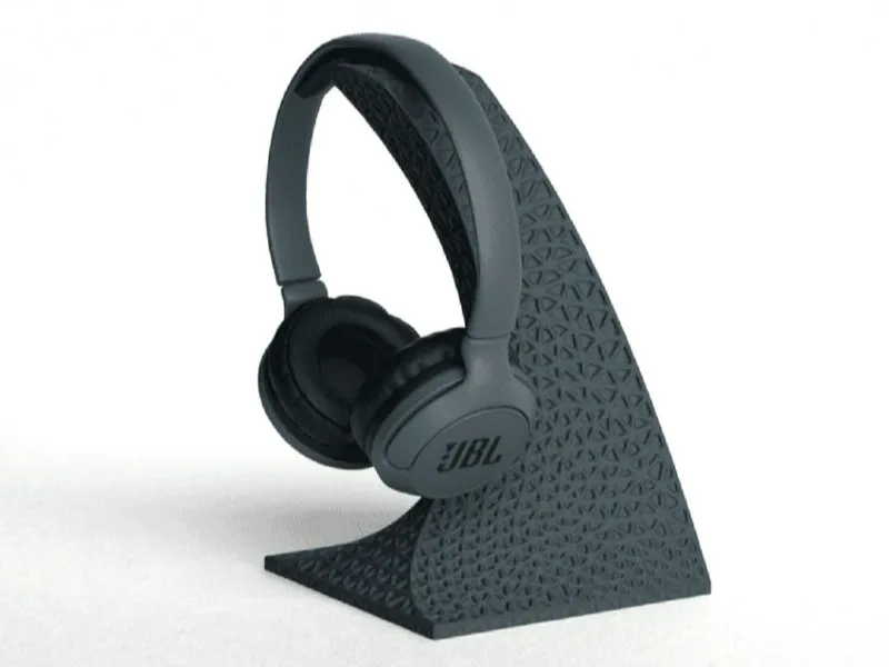 Textured headphone stand