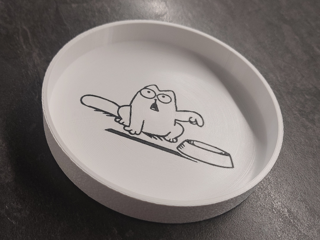 Simon's Cat - kleiner Katzen Napf 14cm / 2cm Höhe