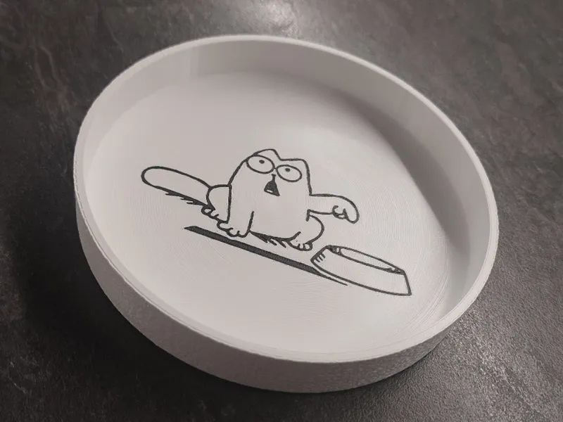 Simon's Cat - kleiner Katzen Napf 14cm / 2cm Höhe