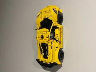 LEGOs Chevrolet Corvette Stingray wallmount(42205)