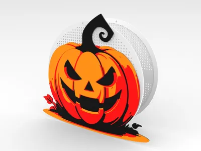 Halloween cover for Bambulab filament spool