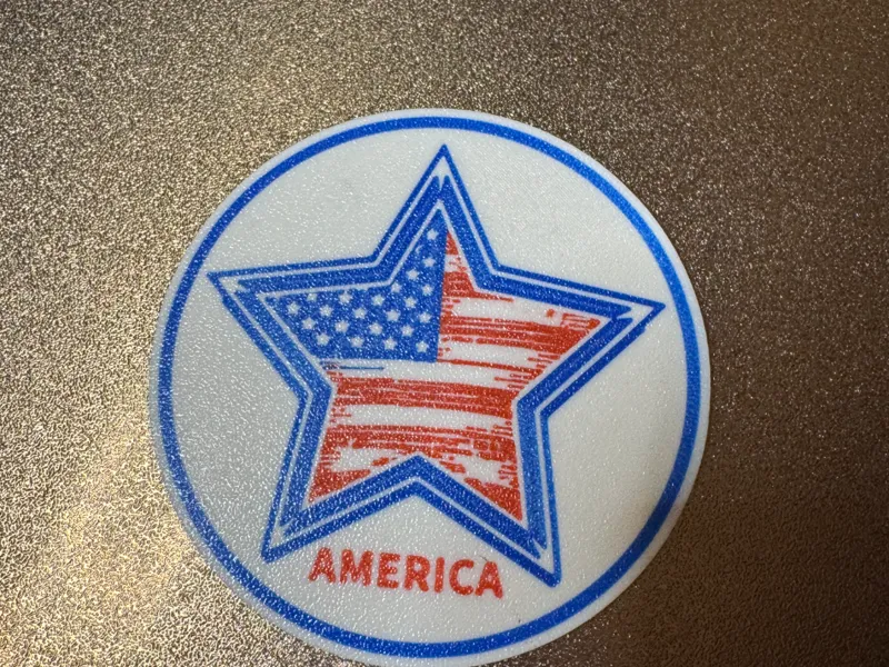 Flag Star Coaster