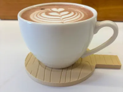 Wood Grain Coffee Tray