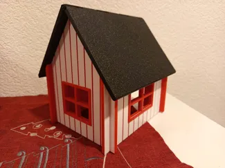 Miniatur-Hundehaus 150 %