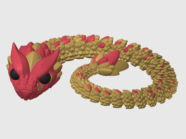 Rock Dragon MultiColor Easy Paint