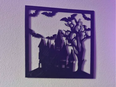 spooky Halloween wall art decoration 