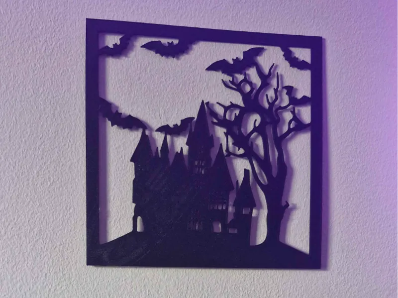 spooky Halloween wall art decoration 