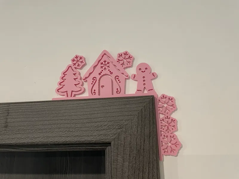 Christmas Door Trim - Gingerbread