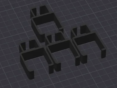 Cable Clamps for Monitor Arms 30mm x 30mm