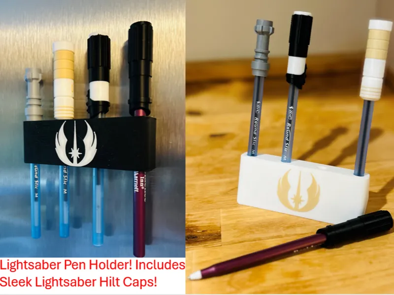 Lightsaber Pen Caps and Holders!