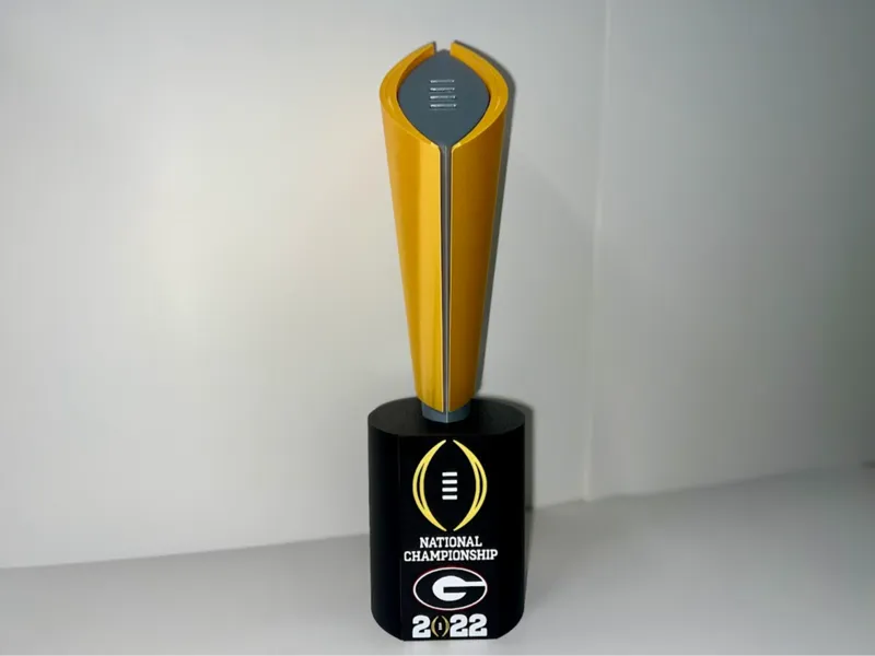 2022 Georgia National Championship Trophy
