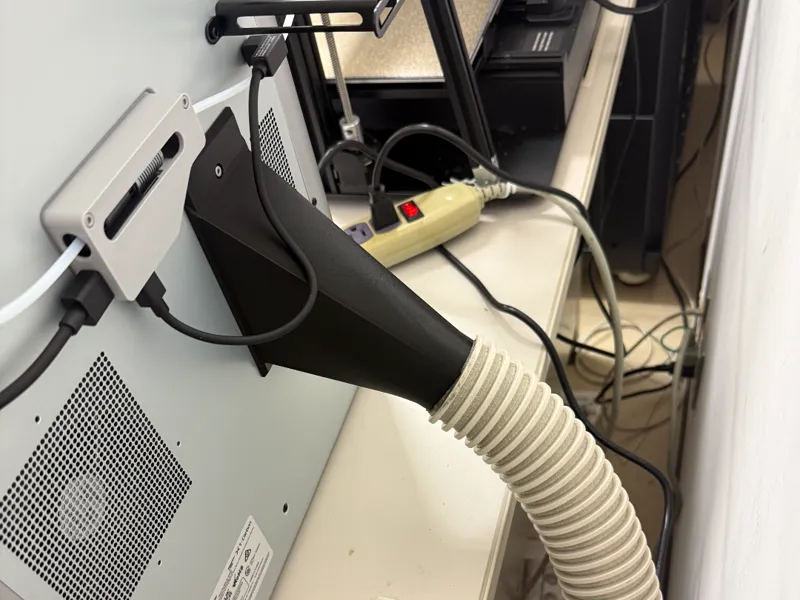 X1C用うんち排泄口ダクト接続アタッチメント