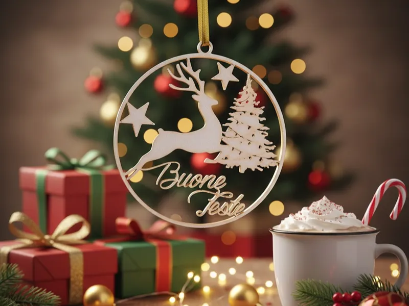 decorazione di natale buone feste
